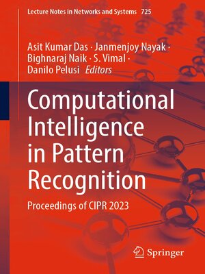 cover image of Computational Intelligence in Pattern Recognition